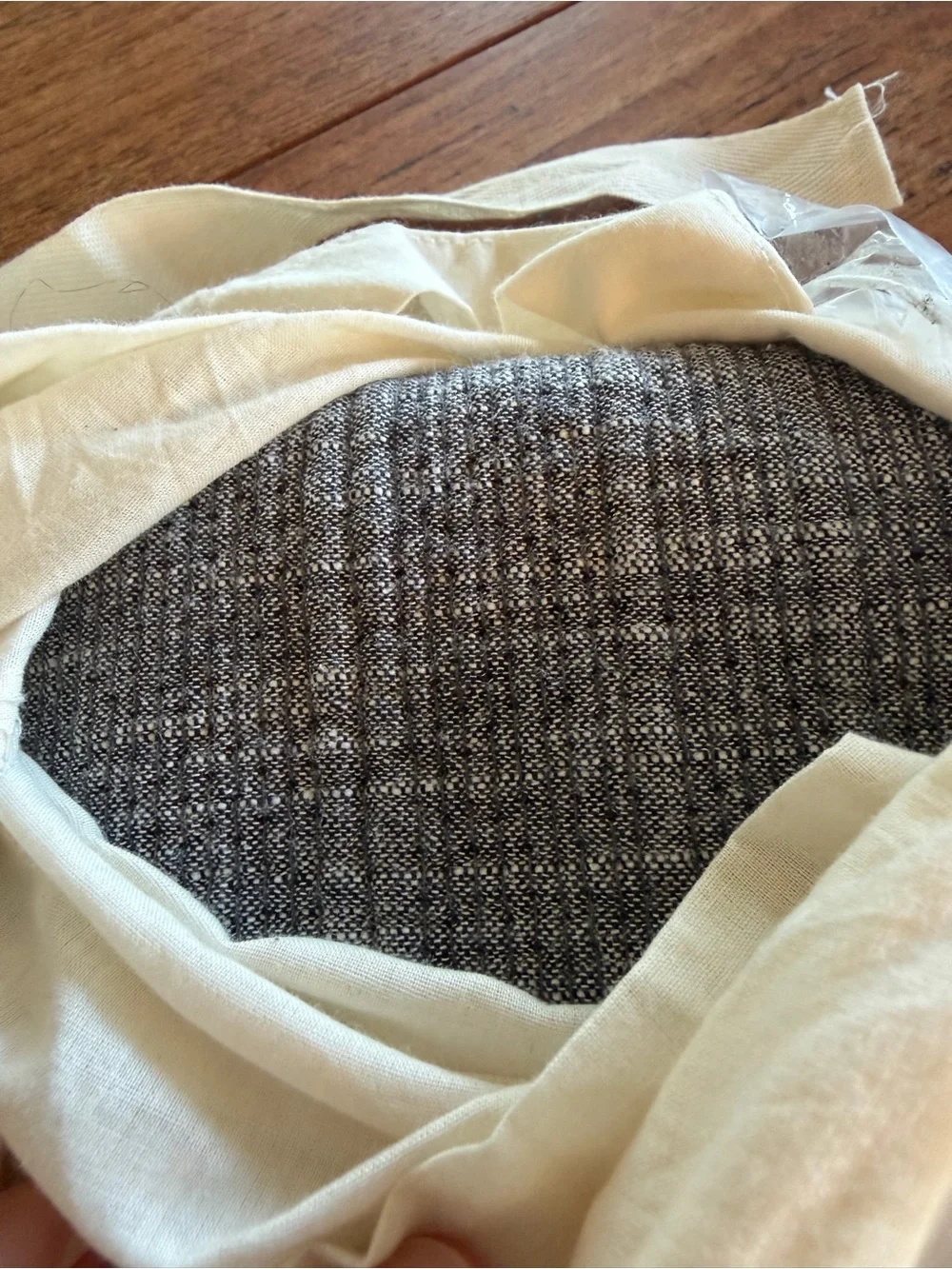 NWT Restoration Hardware RH Sloane King Sham Grey Pack 1 Heathered Cotton
